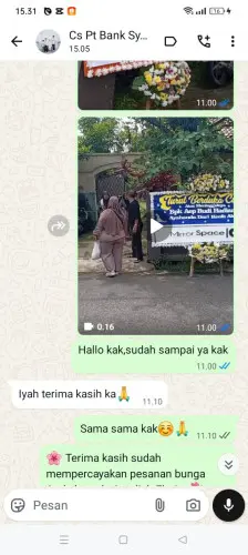 Testimonial Papan Bunga rancamanyar